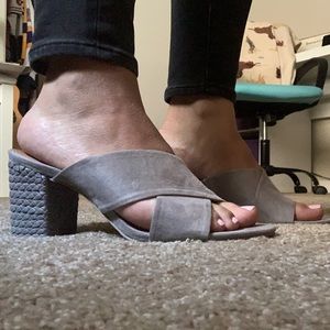 Report Penley Textured Heel Mules